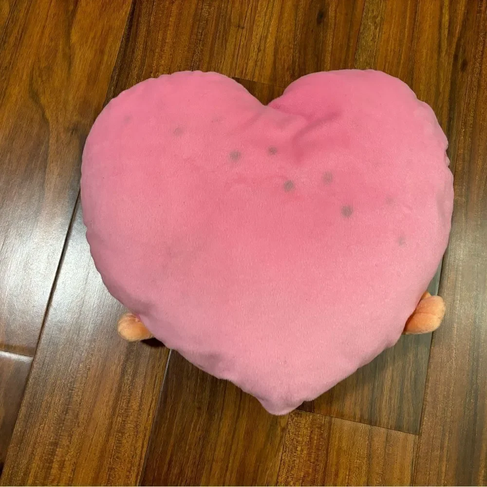 Strawberry Shortcake vintage y2k heart shaped pillow